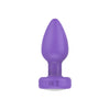 Pr17: VIBRATING PLUG W/ REMOTE - PURPLE - Adult Naughty Store