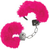 Fluff & Cuffs Ultra Fluffy Furry Handcuffs - Model 2651-65-3 - Unisex Restraint Toy for Enhanced Pleasure - Pink - Adult Naughty Store