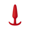 Introducing the SensaPlug F-31: 100% Silicone Plug Red M - The Ultimate Pleasure Companion - Adult Naughty Store