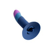 ROMP Silicone Dildo - Piccolo Model RDP-001 - Unisex G-Spot & P-Spot Curved Pleasure Toy - Purple