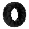 F-25: 23MM 100% Liquid Silicone C-Ring Black - Premium Men's Pleasure Enhancer - Adult Naughty Store