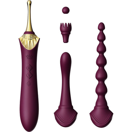 ZALO Bess 2 Velvet Purple - Powerful Dual Stimulation Vibrator for Women's Intimate Pleasure