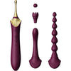 ZALO Bess 2 Velvet Purple - Powerful Dual Stimulation Vibrator for Women's Intimate Pleasure - Adult Naughty Store