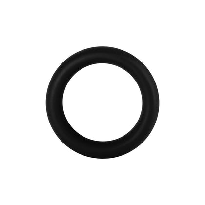 Forto F-64 Wide Black Silicone C-Ring for Men - Enhanced Erections and Sensations - Adult Naughty Store