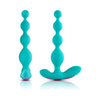 Funn Beads Turquoise Vibrating Flexible Anal Beads - Adult Naughty Store