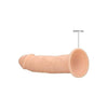 Real Rock Silicone Dual Density Dildo 6 Inch - Unisex Pleasure Toy for Intimate Delights - Model RD-6S - Skin-Friendly Sensations - Jet Black - Adult Naughty Store