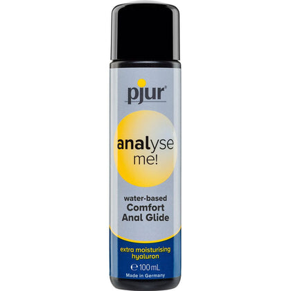 pjur Analyse Me! Comfort Glide Water-Based Lubricant for Anal Sex Toys - Model AM100 - Unisex Pleasure - Clear