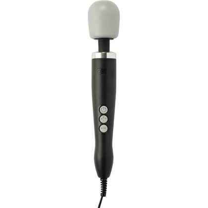 Doxy Massager Black - Powerful Plug-In Wand Vibrator for Deep Rumbly Pleasure