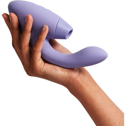Introducing the Womanizer Duo 2 Lilac: The Ultimate Pleasure Air and G-Spot Vibrator for Mind-Blowing Blended Orgasms