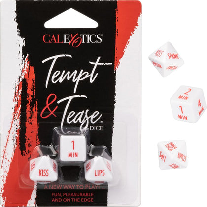 Introducing the Sensation Seeker Tempt & Tease Dice - The Ultimate Erotic Game for Couples - Adult Naughty Store