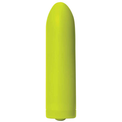 Zee Citrus 3-Speed Bullet Vibrator - Model ZC-100 - Unisex - Clitoral Stimulation - Vibrant Yellow - Adult Naughty Store