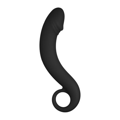 Forto F-19 100% Silicone Plug - Premium Unisex Anal Pleasure Toy in Black - Adult Naughty Store