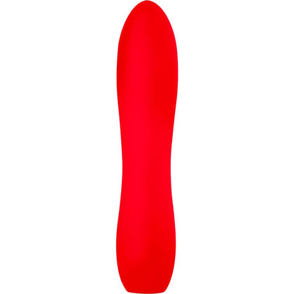 Lustful Bliss LB72: Large Silicone Bullet Vibrator - Red - For Intense Pleasure - Adult Naughty Store