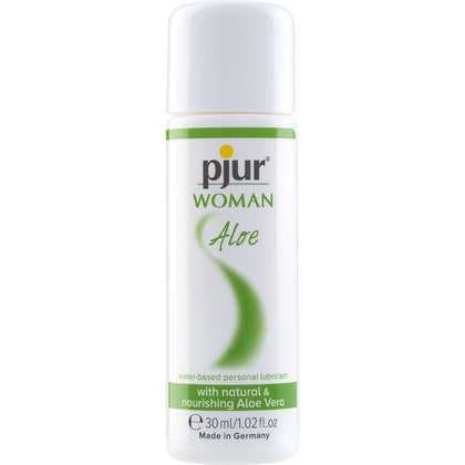 pjur Woman Aloe 30 ml Water-Based Lubricant - The Ultimate Moisturizing Pleasure Enhancer for Women, Designed for Intimate Comfort and Hydration