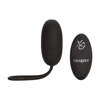 Introducing the Luxe Pleasure Silicone Remote Rechargeable Egg Black - Model XJ-2000: The Ultimate Pleasure Companion for All Genders and Mind-Blowing Pleasure in Every Area! - Adult Naughty Store