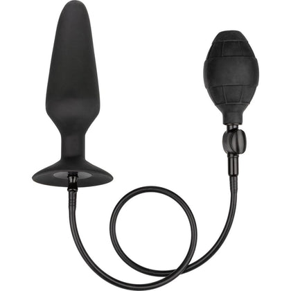 CalExotics XL Silicone Inflatable Plug - Intensify Anal Pleasure with the FlexiFill™ Pro 5000 - Unisex - Unleash Sensational Stimulation - Midnight Black - Adult Naughty Store