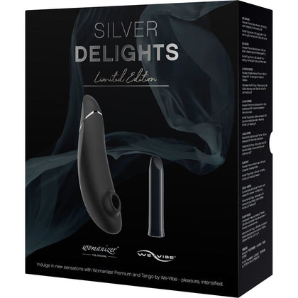 Introducing the Silver Delights Collection: Womanizer Premium & Tango by We-Vibe - The Ultimate Pleasure Duo for Intimate Satisfaction
