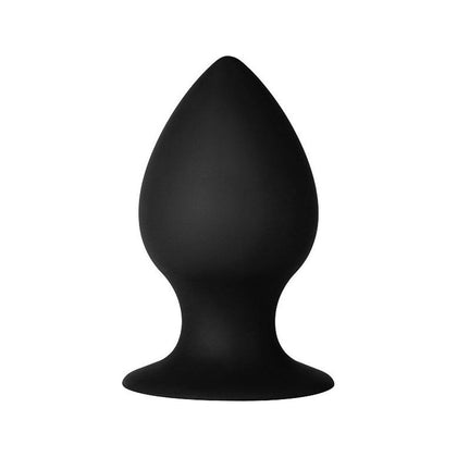 Introducing the Sensual Pleasures F-98 Cone Black M Anal Stimulator - Adult Naughty Store