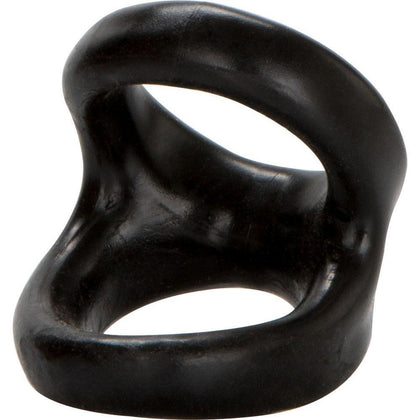 COLT Snug Tugger Black Double Cock Ring with Scrotum Support - Model ST-2021 - Male Pleasure Toy - Adult Naughty Store