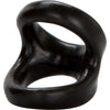 COLT Snug Tugger Black Double Cock Ring with Scrotum Support - Model ST-2021 - Male Pleasure Toy - Adult Naughty Store
