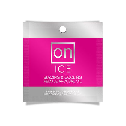 Introducing On Ice Ampoule Female Arousal Oil: The Ultimate Sensation Enhancer for Women - Model AO-2021 - Adult Naughty Store