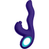 Klio Dark Purple - Premium Silicone G-Spot and A-Spot Thumping Vibrator for Women - Adult Naughty Store