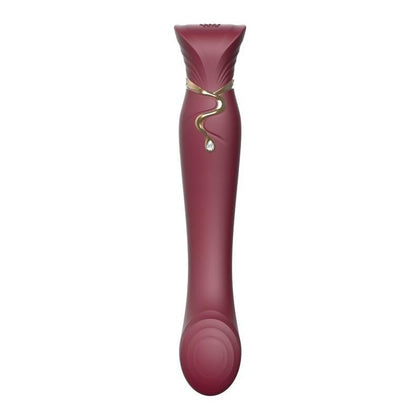 Zalo Queen Wine Red G-Spot Stimulation Vibrator - Model QW1 - For Women - Delightful Pleasure in Wine Red