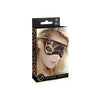Introducing the Sensuva Leopard Frenzy PU Leather Eye Mask - Model LEP001, Unisex Bedroom Fantasy Accessory for Enhanced Sensory Play, Featuring a Stylish Leopard Print Design