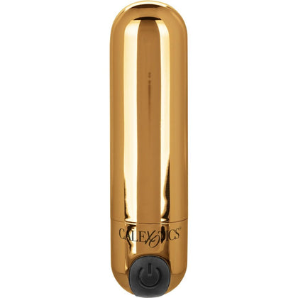 Introducing the Luxe Pleasure Rechargeable Hideaway Bullet - Model LX-500X: A Discreet Gold Massager for Explosive Pleasure - Adult Naughty Store