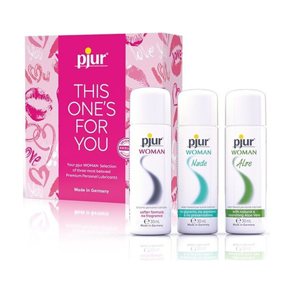 pjur WOMAN Pleasure Selection - Premium Lubricants for Women - Box Set - Adult Naughty Store