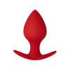 Rattler Spade Red Silicone Plug - Sensual Pleasure for All Genders - Adult Naughty Store