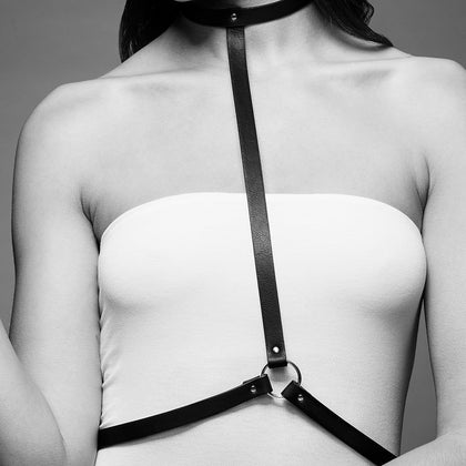 Maze BDSM-Inspired Black Harness for Intensified Bondage Games - Model X1: Unleash Your Desires with Confidence