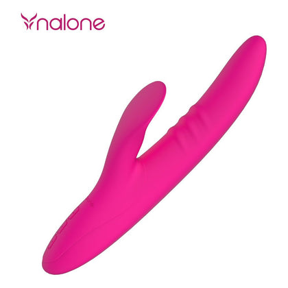 Nalone Peri Pink Silicone G-Spot Vibrator - 7 Vibration Modes, Swing Mode, Waterproof - Model NP-01
