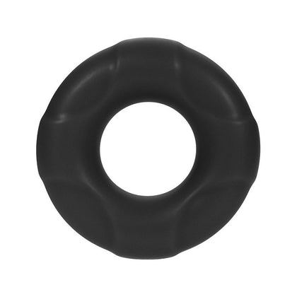 Introducing the SensationMax Flexi-33 21mm Liquid Silicone C-Ring M - Black: The Ultimate Comfort and Pleasure Enhancer for Men! - Adult Naughty Store