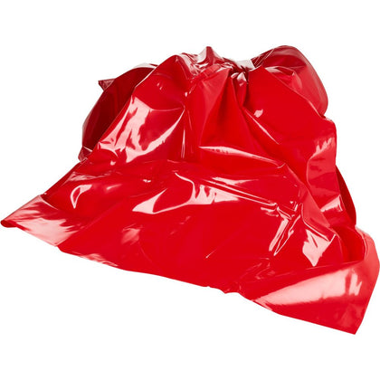 CalExotics Scandal Super Sheet - Red: The Ultimate Erotic PVC Bedding for Messy Play and Sensual Pleasure