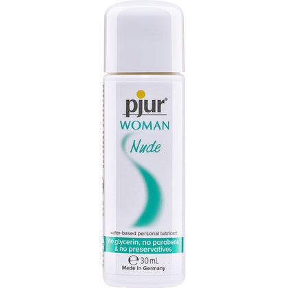 pjur Woman Nude Water-Based Lubricant for Women - Sensational Pleasure Enhancer for Intimate Moments - Model W30 - Odorless, Taste-Free, and Skin-Friendly - Suitable for All Skin Types - 30ml Bottle