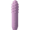 Je Joue Duet Lilac Multi-Surfaced Bullet Vibrator - Model DU-001 - For Women - Clitoral, Nipple, and Thigh Stimulation - Vibrant Lilac Color