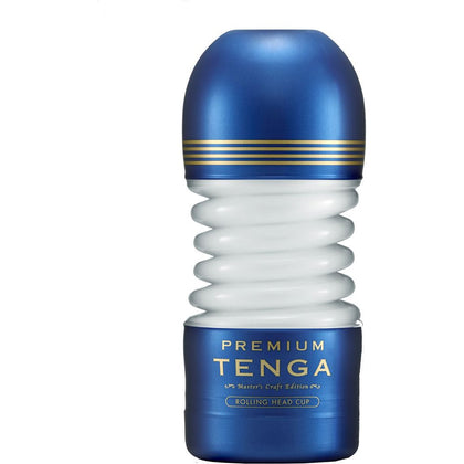 Premium TENGA Rolling Head Cup - Model X1 | Male Masturbator for Head-to-Toe Pleasure - Blue