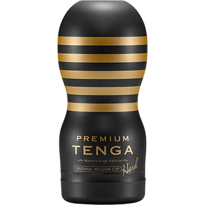 TENGA Premium Original Vacuum Cup - Strong Male Masturbator - Model V15 - Intense Pleasure - Black