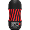 Tenga Gyro Roller Cup - Strong: Powerful Disposable Masturbator for Men, Intense Stimulation, Deep Pleasure - Black - Adult Naughty Store