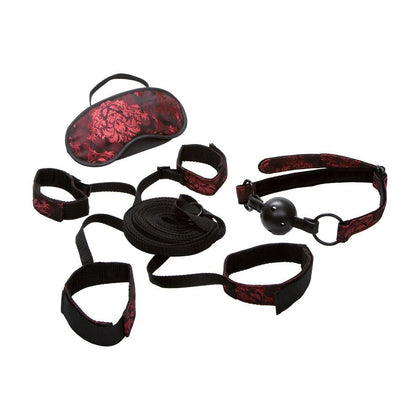 Scandal Bed Restraint Kit - Red: Ultimate Pleasure and Control for Couples