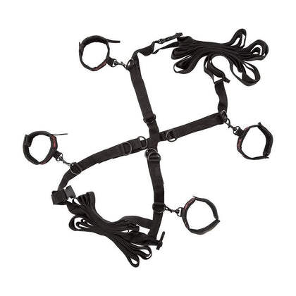 Scandal Over the Bed Cross Red - Ultimate Bondage Restraint System for Couples
