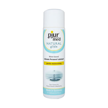 pjur Med Natural Glide 100 ml - Premium Natural Lubricant for Dry Skin - Model: Med Natural Glide - Gender: Unisex - Long-Lasting Moisturizing Formula - Soothes and Protects Sensitive Areas - Clear