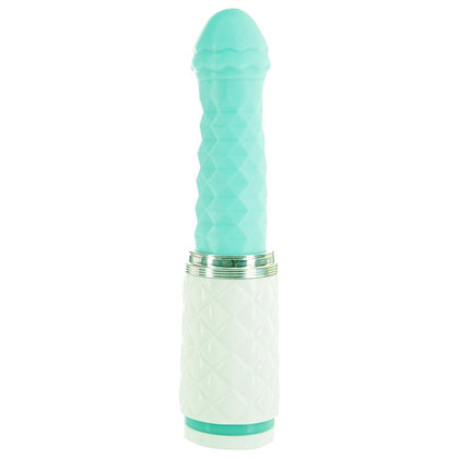 Pillow Talk Feisty Thrusting Massager Teal - Powerful Pleasure for Unforgettable Sensations