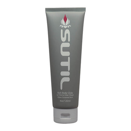 SUTIL Rich Premium Water-Based Body Glide 120ml - Luxe Gel Formula for Anal Play, Perimenopausal Women - Aphrodisiac Properties - pH Balanced - Enhance Your Intimate Experience - Adult Naughty Store