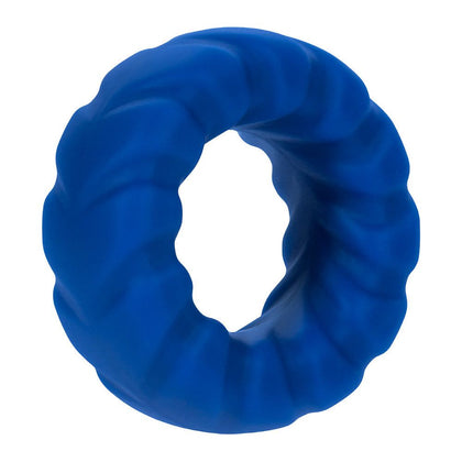 Introducing the SensaPro F-25: 23MM 100% Liquid Silicone C-Ring for Men - Blue - Adult Naughty Store