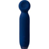 Introducing the Vita Cobalt Blue Wand-Tipped Bullet Vibrator - Model VCB-123 - For Clitoral and Nipple Stimulation