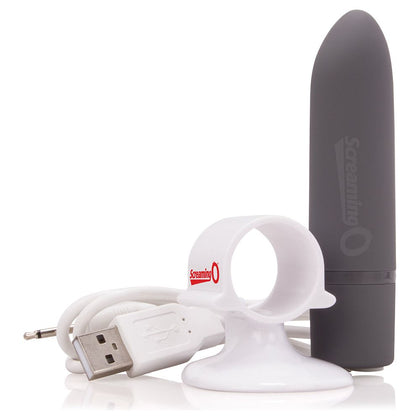 Introducing the Charged Positive Vibe Grey: The Ultimate Waterproof Rechargeable Massager for Mind-Blowing Pleasure! - Adult Naughty Store