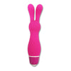 Sweetie Rabbit Vibe - Rechargable Waterproof Silicone Vibrating Rabbit Ears Stimulator - Model SRV-7 - For Women - Clitoral and G-Spot Stimulation - Pink - Adult Naughty Store