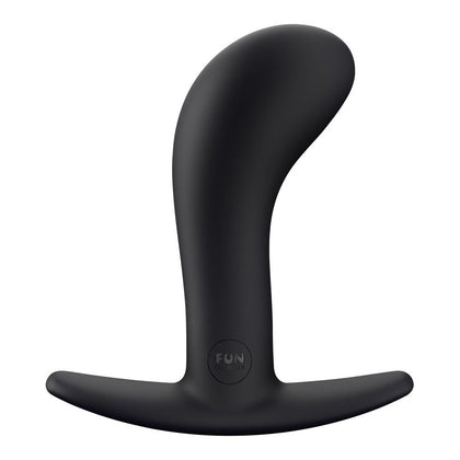 Bootie Large Black Silicone Prostate Plug for Men's Anal Pleasure - Model BL-001, 11.1 cm Length, 1.9 - 4.05 cm Diameter